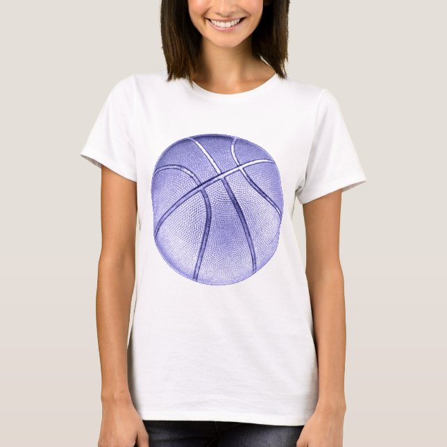Blåttbasket T-shirt (Framsida)