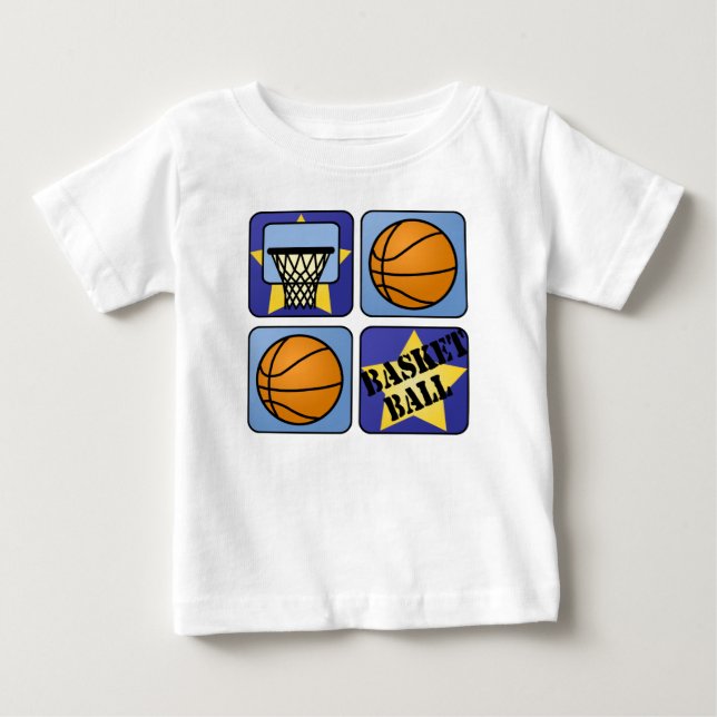 Blåttbasket Tee Shirt (Framsida)