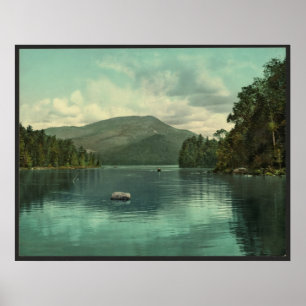 Blåttberg från örn sjön, Adirondack plats Poster