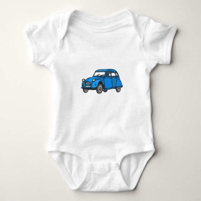 Blåttbil (2CV) Tröja (Framsida)