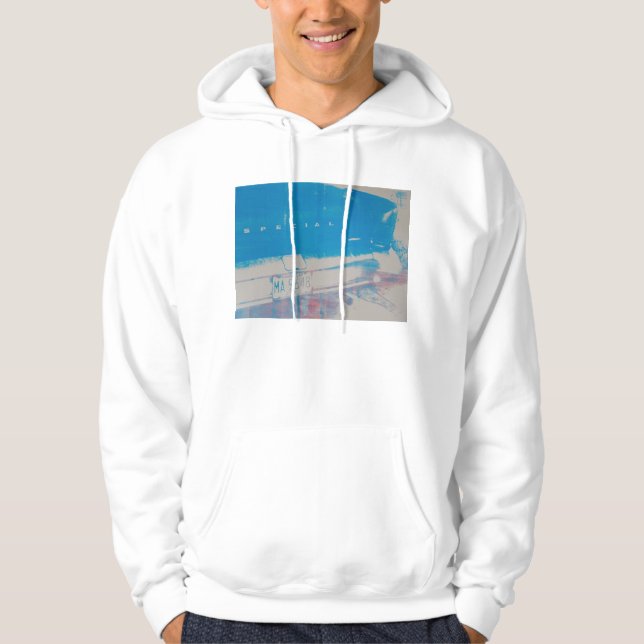 Blåttbil Hoodie (Framsida)