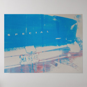 Blåttbil Poster
