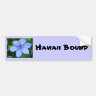 Blåttblomma, Hawaii destinerad bildekal