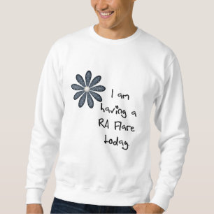 Blåttblomma: Mig förmiddag som har en RAsignallj Lång Ärmad Tröja