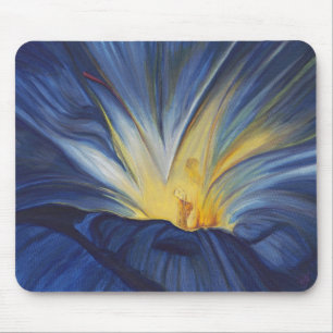 Blåttblomman centrerar Mousepad Musmatta