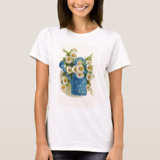 Blåttblomman som bevattnar kan t-shirt