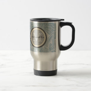 BlåttblommigtMonogram Resemugg