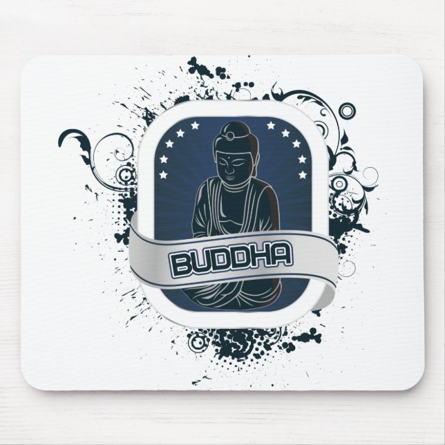 BlåttBuddha konst Musmatta (Framsidan)