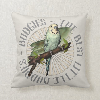 BlåttBudgie bäst kompis Kudde