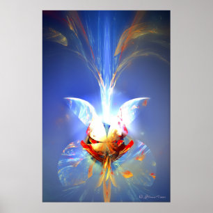 Blåttbukett Poster