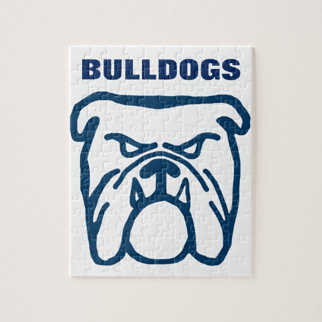 Blåttbulldogg Pussel (Vertikal)