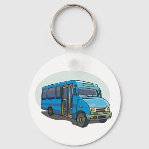 Blåttbuss Keychain Nyckelring