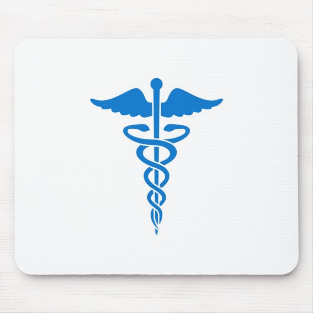BlåttCaduceus Musmatta (Framsidan)