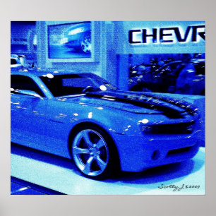 "BlåttCamaro" © 2009 S.J. Poster