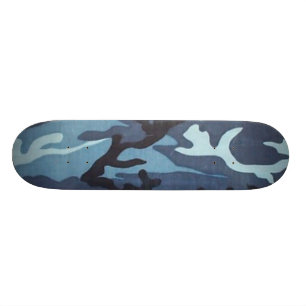 BlåttCamo Skateboard
