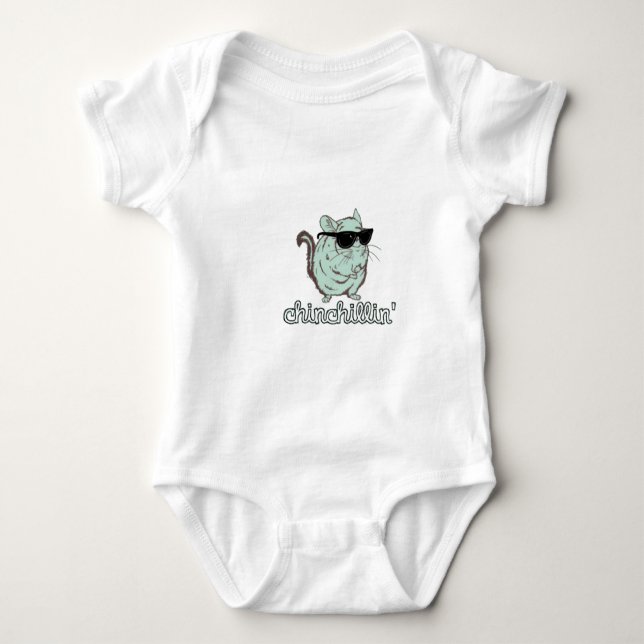 BlåttChinchillin Chinchilla Tee (Framsida)