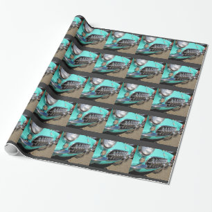 BlåttCorvette ~ som slår in papper Presentpapper