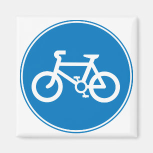 Blåttcykelmagnet Magnet