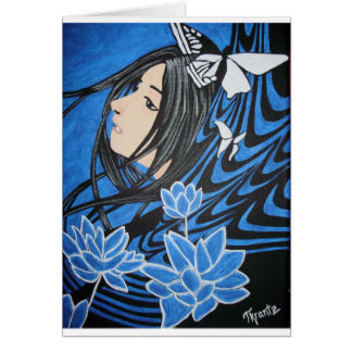 Blåttdagdröm Hälsningskort