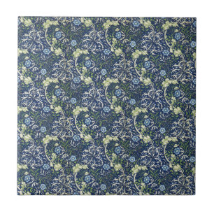 Blåttdaisy av William Morris Kakelplatta