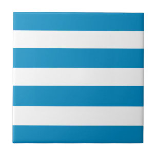 BlåttDeckchair randar Kakelplatta