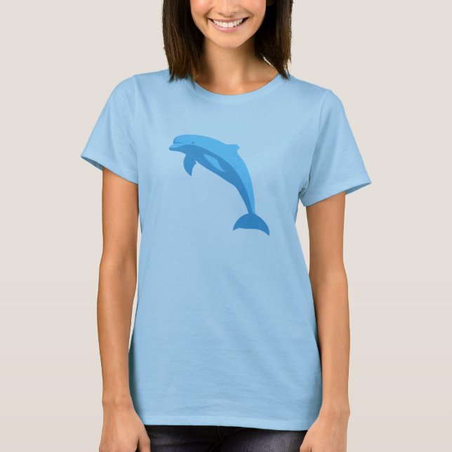 Blåttdelfin Tee Shirt (Framsida)
