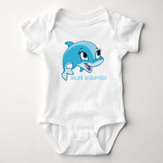 blåttdelfin tee shirt (Framsida)