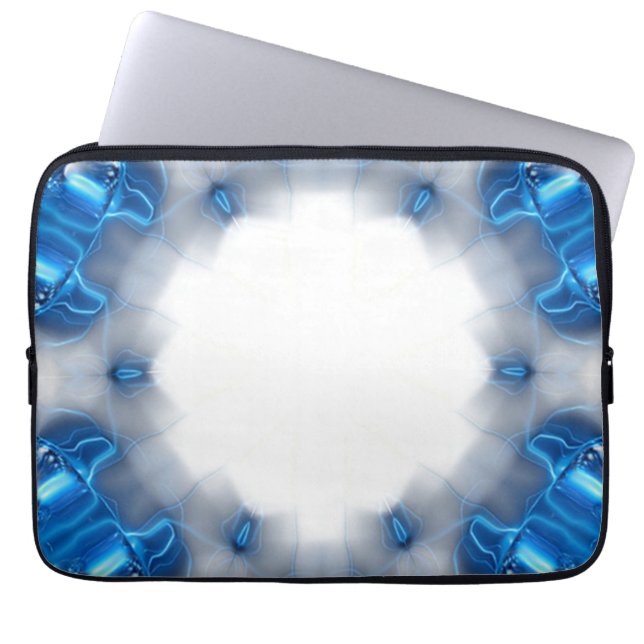 Blåttdiamanter Laptop Fodral (Framsidan)