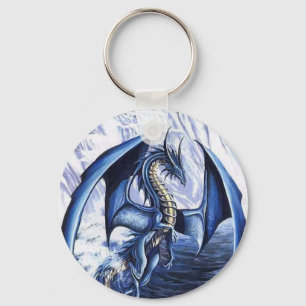 Blåttdrake Keychain Nyckelring