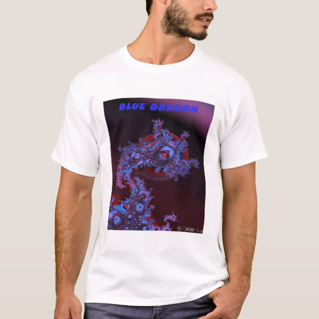 Blåttdrake Tee Shirt (Framsida)