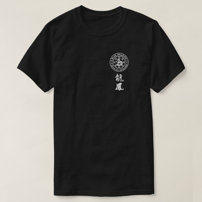 Blåttdrakekampsportar och BodyworkT-tröja T Shirt (Design framsida)