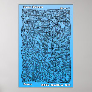 Blåttdröm Poster