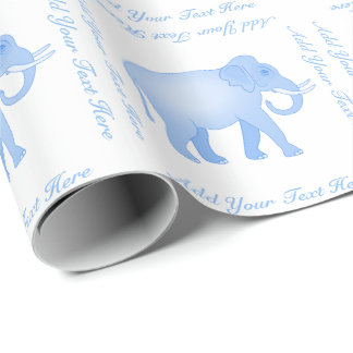 Blåttelefant - indisk elefant - pojke presentpapper