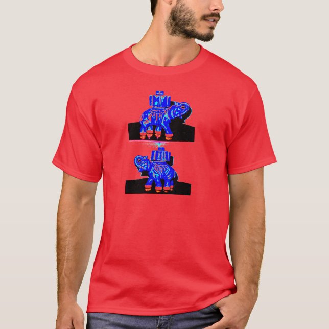 Blåttelefant Tee (Framsida)