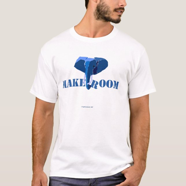 Blåttelefant Tee Shirt (Framsida)