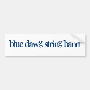 BLÅTTEN DAWG STRÄNGER MUSIKBANDbildekalet Bildekal