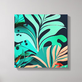 Blätter Canvastryck