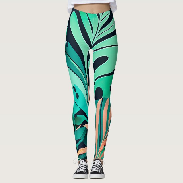  Blätter Leggings (Framsida)