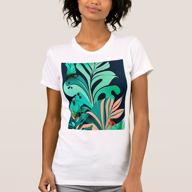 Blätter T Shirt (Framsida)