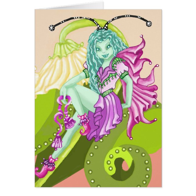 Blåttfeälva Hälsningskort (Framsidan)