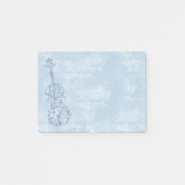 Blåttfiolen fodrar teckningen på texturerat post-it block