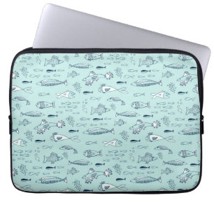 Blåttfisk Laptop Fodral