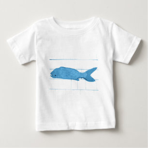 blåttfisklogotyp t-shirt