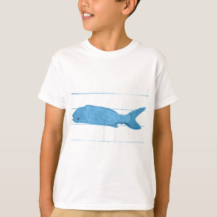 blåttfisklogotyp tee shirt