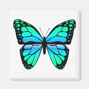 Blåttfjärilsmagnet Magnet