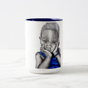 Blåttflicka 2 - mugg