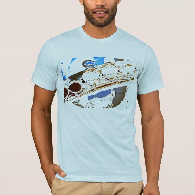 blåttflöjt t shirt (Framsida)