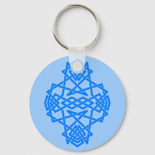 Blåttfnurra Keychain Nyckelring