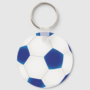 Blåttfotbollboll Nyckelring