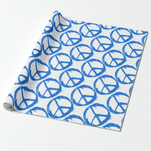 Blåttfredsteckensymbol Presentpapper